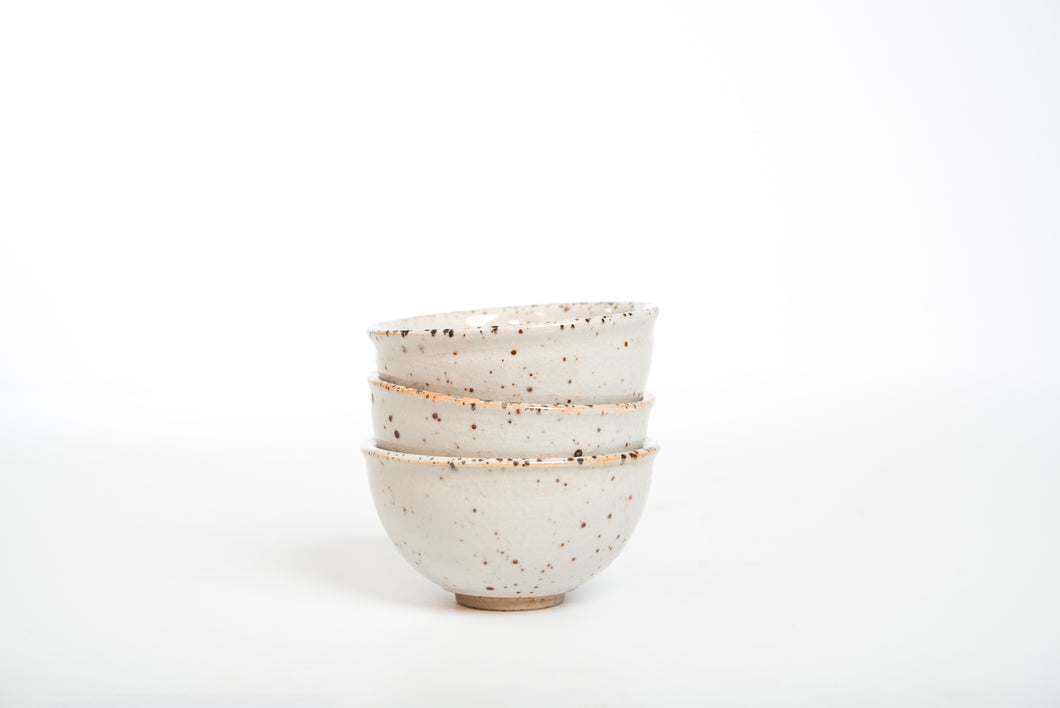 Inge Nielsen, Shino Glaze Bowl Set, 300 ml each